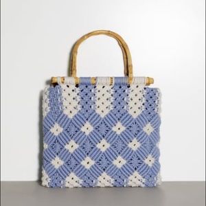 Zara Macramé shopper with handles